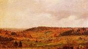 Frederic Edwin Church Autumn Shower painting